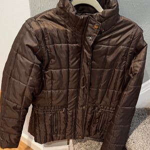 Women's Brown Puffer Jacket